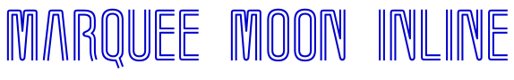 Marquee Moon Inline font